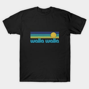 walla walla Washington Retro T-Shirt